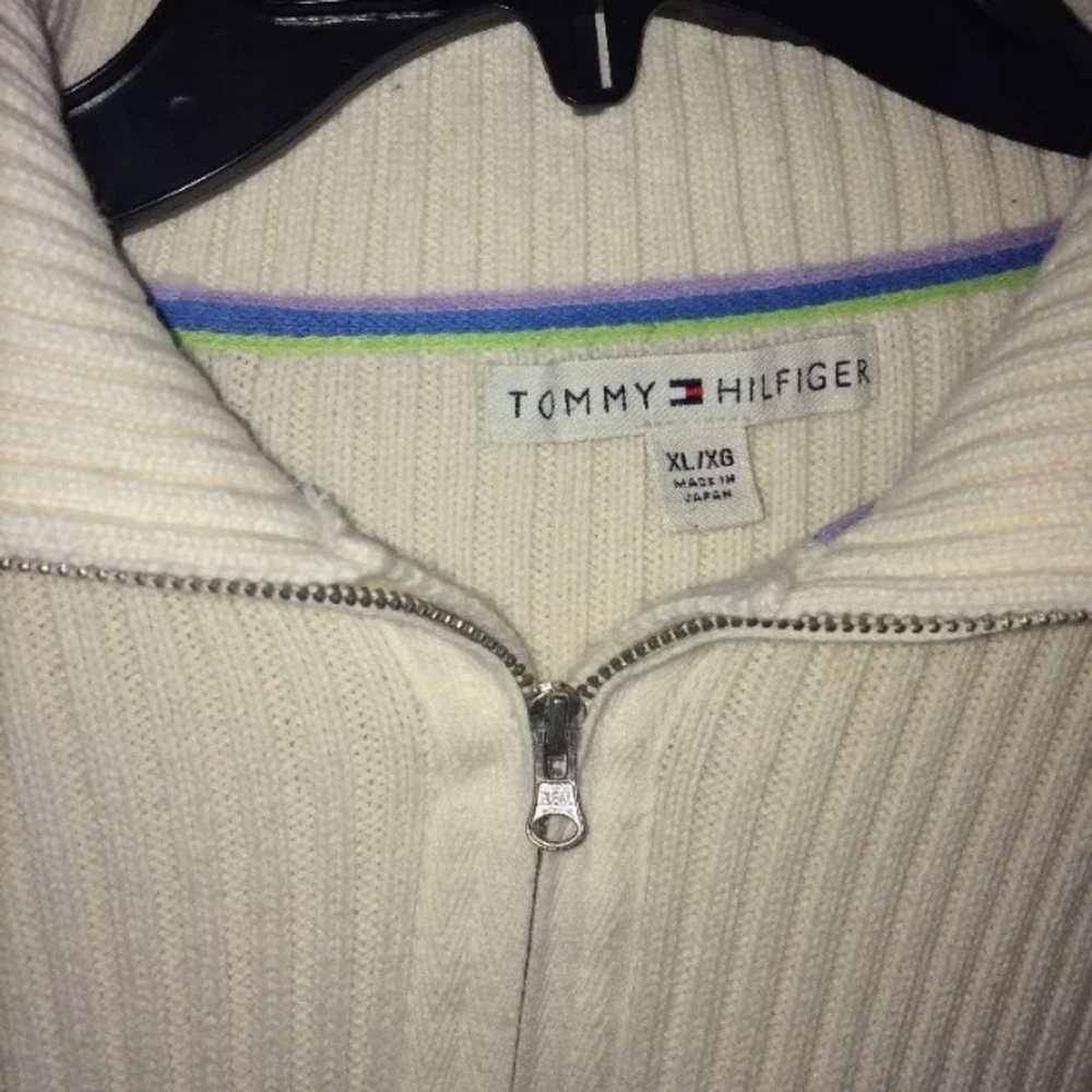Tommy Hilfiger double zipper jacket ribbed XL - Picture 3 of 4